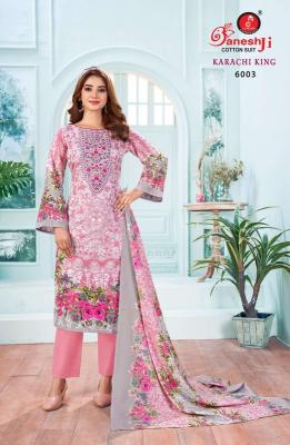 Ganeshji karachi king vol-6 wholesale dress material online shops kolkata